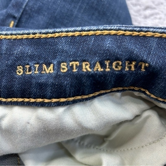 American Eagle Jeans Mens 28 x 30 Slim Straight Extreme Flex Casual Dark Wash - Picture 3 of 6